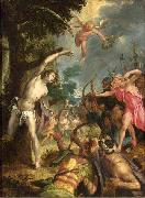 Hans von Aachen Martyrdom of Saint Sebastian oil painting